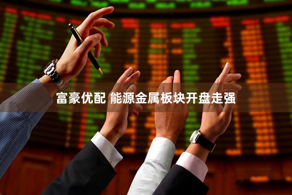 富豪优配 能源金属板块开盘走强